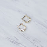 Diamond Cut Clip Earrings