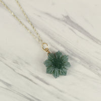 Filipino Sun Teal Jade Necklace