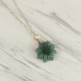 Filipino Sun Teal Jade Necklace