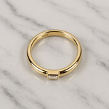 East West Baguette Diamond Ring