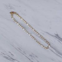 Diamond Cut Figaro Bracelet