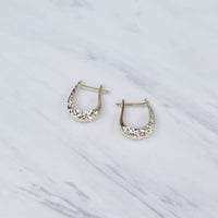 Diamond Cut Clip Earrings