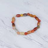 Red Orange Jade Baby Bracelet