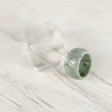 Chunky Jade Ring - Naturale Green