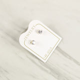 Mini Heart Stone Earrings
