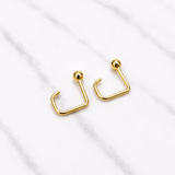 Ball Fish Hook Earrings