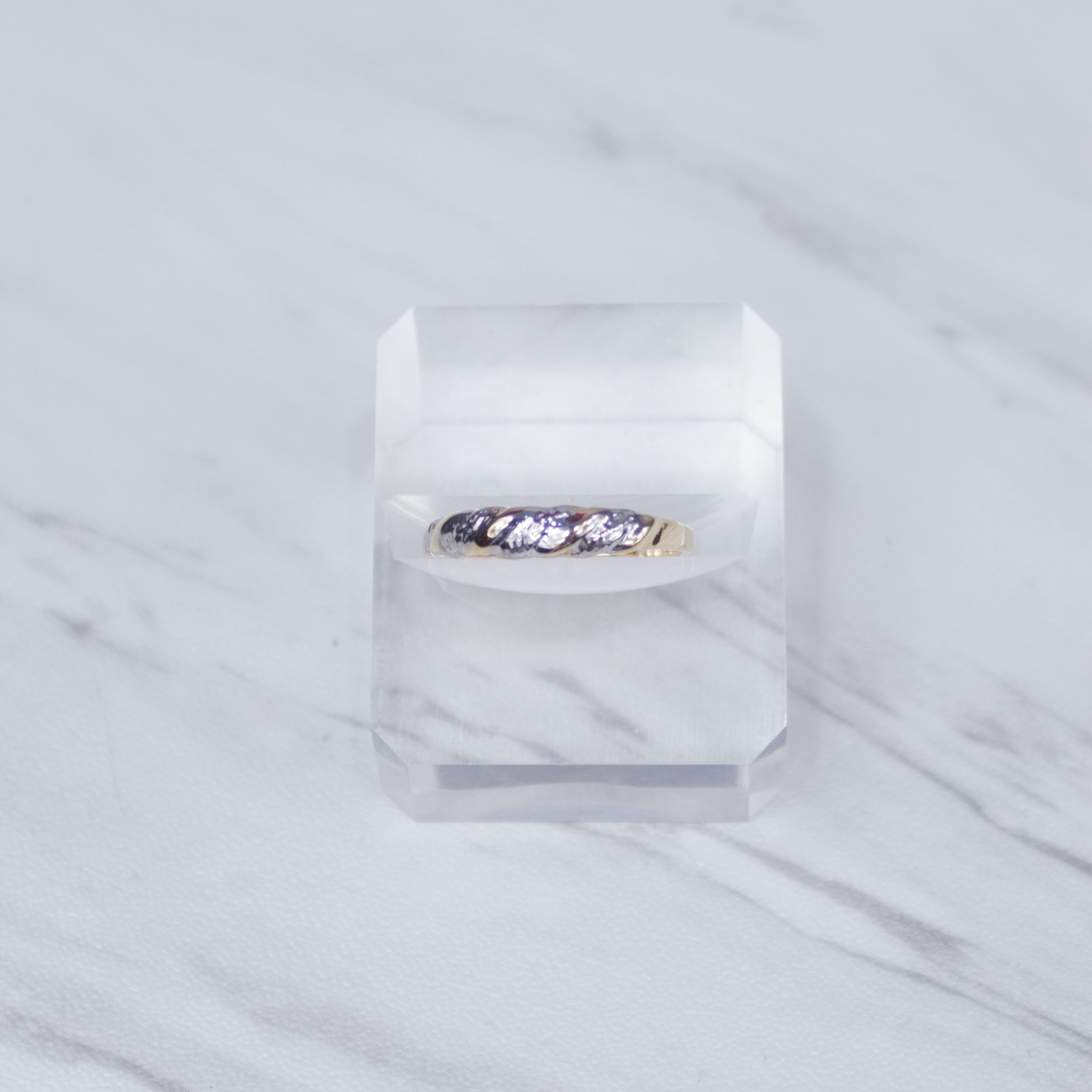 [LAZYDAWN] croissant ring 指輪 リング LEXIES by MRM | 18K croissant ring // mine + initial A- size