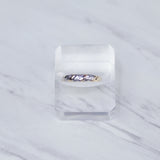 Two Tone Croissant Ring