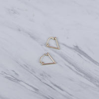 Triangle Hoop Earrings