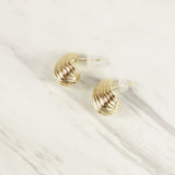 Japan Gold Seashell Earrings