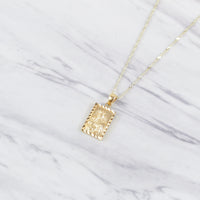 Double Sided Mother & Child Tablet Pendant