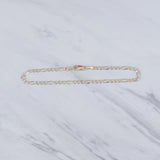 Diamond Cut Figaro Bracelet