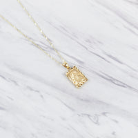 Double Sided Mother & Child Tablet Pendant