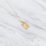 Double Sided Mother & Child Tablet Pendant