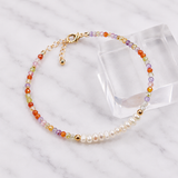 Natural Gemstone Bead Bracelet