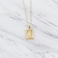 Double Sided Mother & Child Tablet Pendant