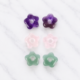 Flower Gemstone Earrings