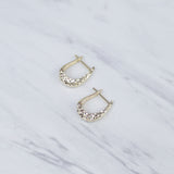 Diamond Cut Clip Earrings