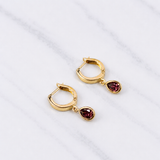 Merlot Drop Earrings