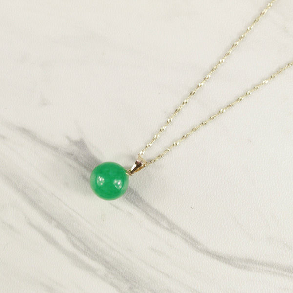 Ball Jade Necklace