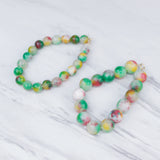 8 mm Multi Color Jade Baby Bracelet