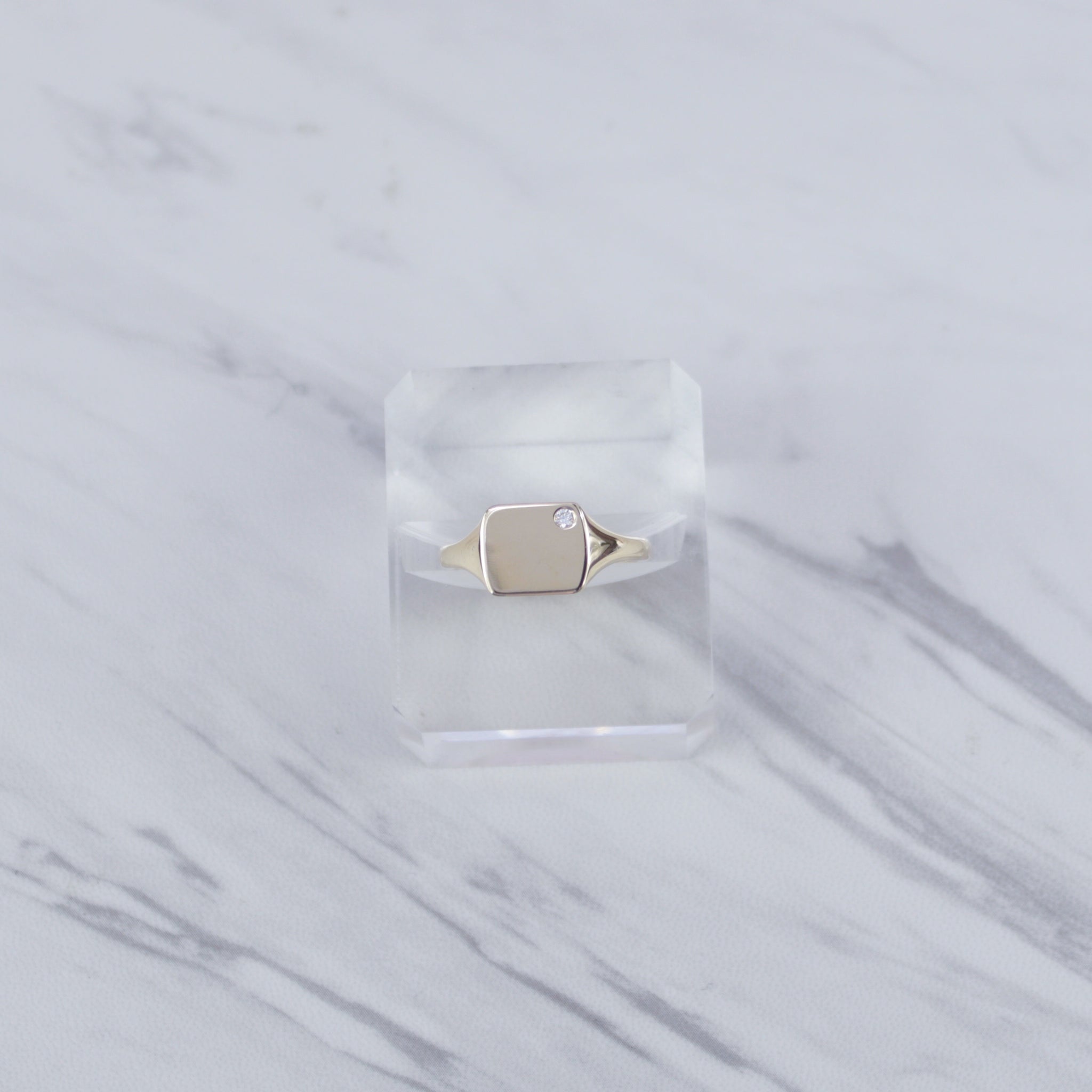 Square Stone Signet Ring – DLG