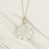 Filipino Sun White Jade Necklace