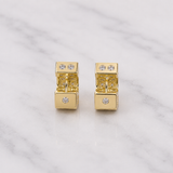 Diamond Dice Earrings