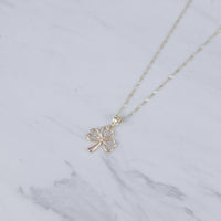 Tri Clover Lucky Necklace