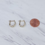 Diamond Cut Clip Earrings