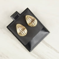 Japan Gold Seashell Earrings