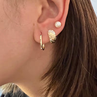 Simple Pearl Stud Earrings