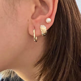 Simple Pearl Stud Earrings