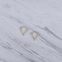 Triangle Hoop Earrings