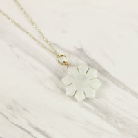 Filipino Sun White Jade Necklace