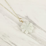 Filipino Sun White Jade Necklace