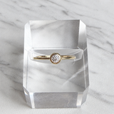 Classic Bezel Solitaire Diamond Ring