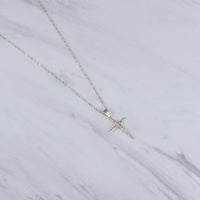 Slim Crucifix Necklace