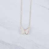 3D Centered Butterfly Necklace