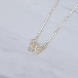 3D Centered Butterfly Necklace