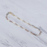 Flat Paper Clip Bracelet