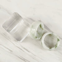 Chunky Jade Ring - Naturale Green