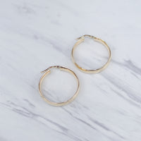 Large Chunky Hoop Earrings