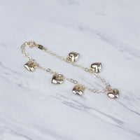 Heart Charm Baby Bracelet