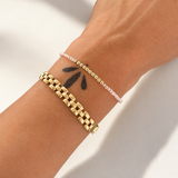 Natural Gemstone Bead Bracelet
