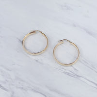 Large Chunky Hoop Earrings