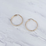 Large Chunky Hoop Earrings