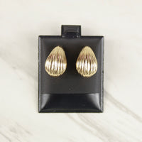 Japan Gold Seashell Earrings