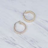 Medium Braided Hoop Earrings