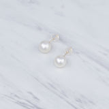 White South Sea Pearl Earrings